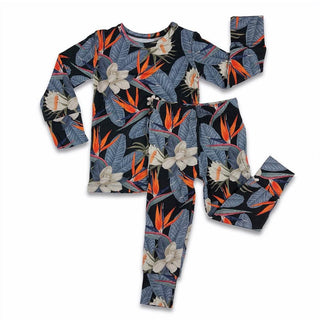 Muse Threads Long Sleeve Pajama Sets - Cool Tropics