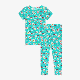 Posh Peanut Girls Short Sleeve Pajama Set - Ladybug