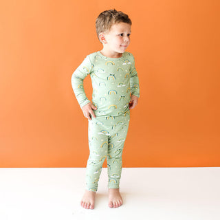 Posh Peanut Long Sleeve Pajama Set - Desean