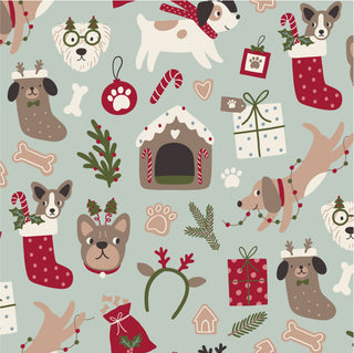 Kickee Pants Aloe Christmas Dogs
