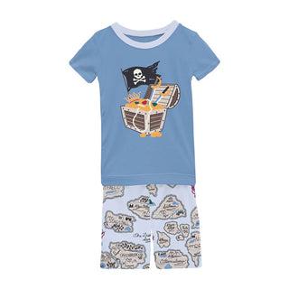 Kickee Pants Dew Pirate Map