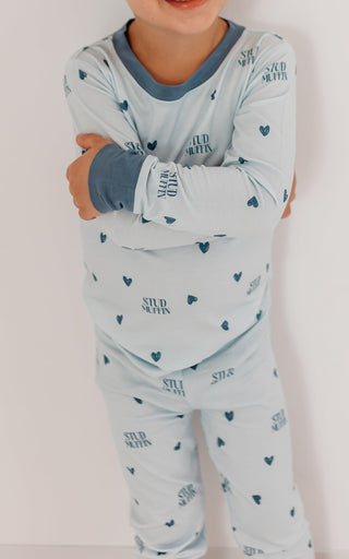 In My Jammers Blue Heart | Baby Riddle