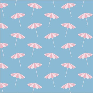 Kickee Pants Seaside Blue Beach Umbrellas