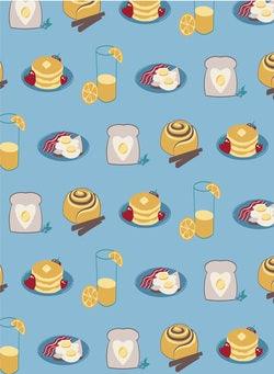 Kickee Pants Seaside Blue Breakfast in Bed | Baby Riddle