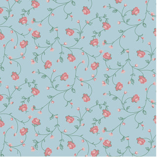 Kickee-Pants-Spring-Sky-Floral-Vines Baby Riddle