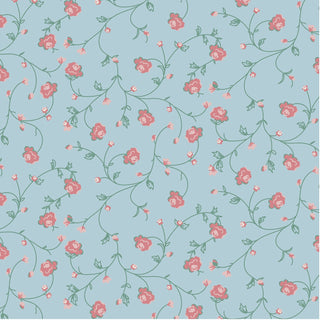 Kickee Pants Spring Sky Floral Vines