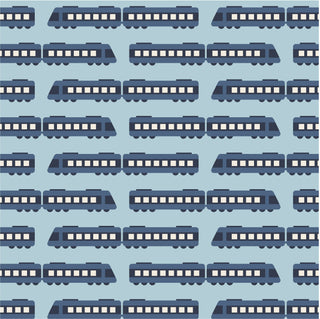 Kickee Pants Spring Sky London Trains