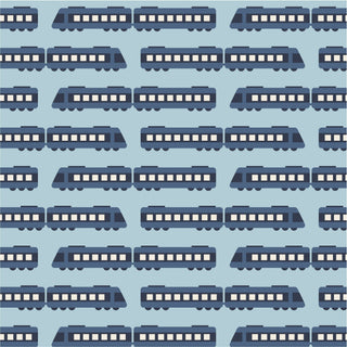 Kickee Pants Spring Sky London Trains