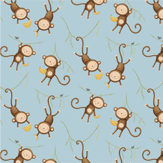 Kickee Pants Spring Sky Monkeys & Bananas