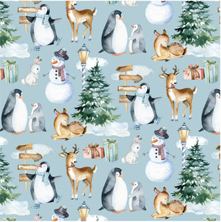 Kickee Pants Spring Sky Winter Woodland