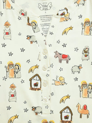 Holy Pals Away in a Manger