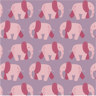 Kickee-Pants-Lavender-Pink-Elephants Baby Riddle