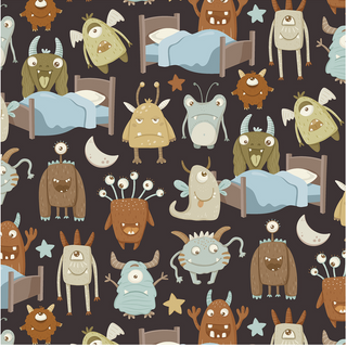 Kickee Pants Midnight Monsters Under the Bed