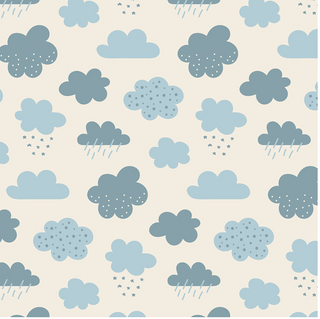 Kickee Pants Natural Cloudy Sky