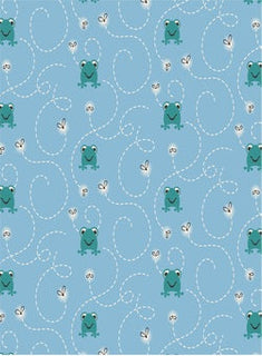 Kickee Pants Seaside Blue Frogs & Flies