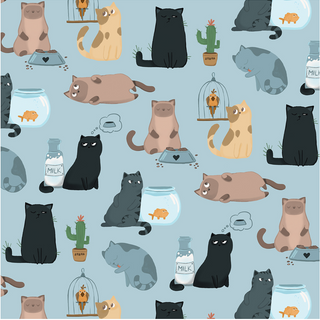 Kickee Pants Spring Sky House Cats
