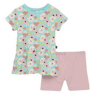 Kickee Pants Summer Sky Flower Power
