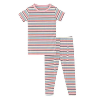 Kickee Pants Spring Bloom Stripe