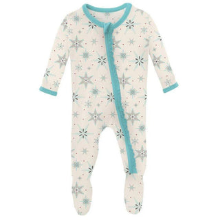 Kickee Pants Natural Snowflakes - WCA22