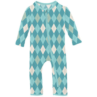 Kickee Pants Glacier Argyle