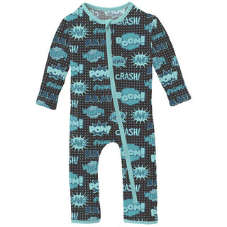 Kickee Pants Midnight Comic Onomatopoeia