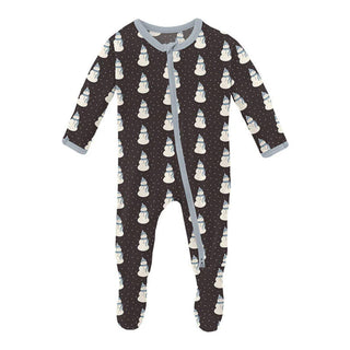 Kickee Pants Midnight Tiny Snowman