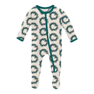 Kickee Pants Natural Holiday Wreath