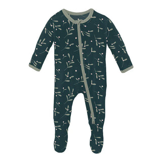Kickee Pants Pine Mistletoe