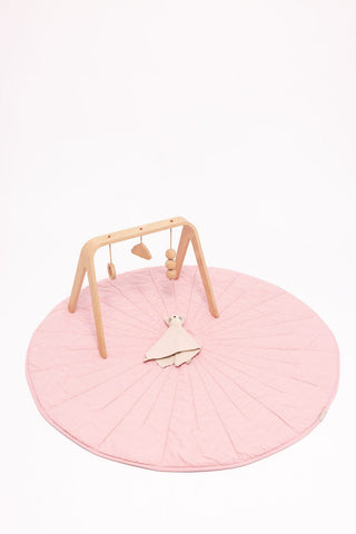 Linen Quilted Playmat - Galah & Sparrow Play Mat WildBird