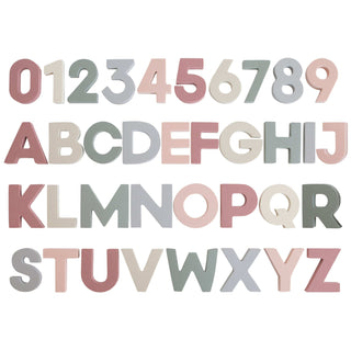 Letters & Numbers Bath Play Set Foam Puzzle Mushie Color: Original