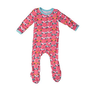 Bamboo Footie with Snaps - Girl Jeeps Kozi & Co. Size: 6-12 Months