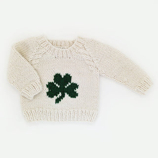 Shamrock Crew Neck Sweater Baby & Toddler Huggalugs Size: 0-6 months