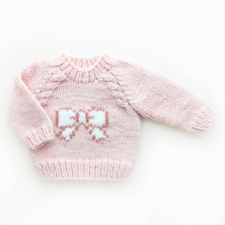 Bow Sweater for Baby & Toddler Girls Huggalugs Size: 6-12 months