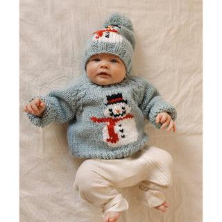 Frosty Snowman Surf Crew Neck Sweater Huggalugs Size: 0-6 months
