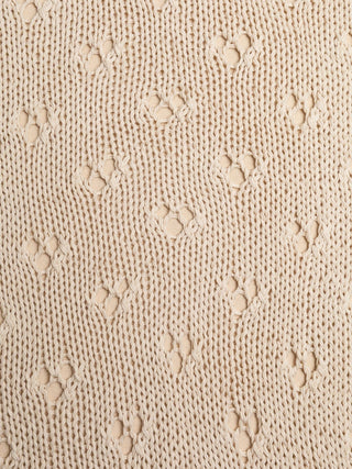 Baby Blanket Hand-Knitted Pointelle