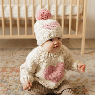 Sweetheart Crew Neck Sweater Baby & Toddler Huggalugs Size: 0-6 months