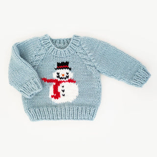 Frosty Snowman Surf Crew Neck Sweater Huggalugs Size: 0-6 months