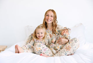 All Things Are Possible Ribbed Cotton-Bamboo Blend PJ Long Sleeve Set Long Sleeve Kids Pajama Holy Pals Size: 02