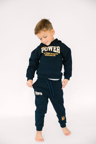 His Power Cotton Fleece Jogger Jogger Holy Pals Size: 02
