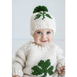 Shamrock Crew Neck Sweater Baby & Toddler Huggalugs Size: 0-6 months