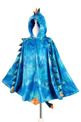 Blue Dragon Costume Cape for Kids - Carnival & Festive Use - 4-7 yrs Dress up Boys, Animals Speedy Monkey LLC