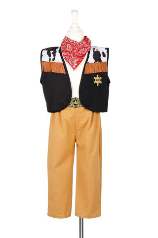 Chuck Cowboy Costume Set for Children - Includes Accessories for Role-Play & Entertainment (2 Sizes) Dress up Boys Speedy Monkey LLC Size: 3-4 years