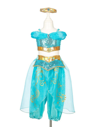 Amira Pants and Top Set (Turquoise) - Role-Play for Children - (2 Sizes) Speedy Monkey LLC Size: 3-4 years