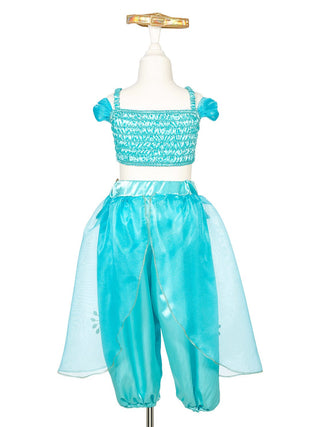 Amira Pants and Top Set (Turquoise) - Role-Play for Children - (2 Sizes) Speedy Monkey LLC Size: 3-4 years