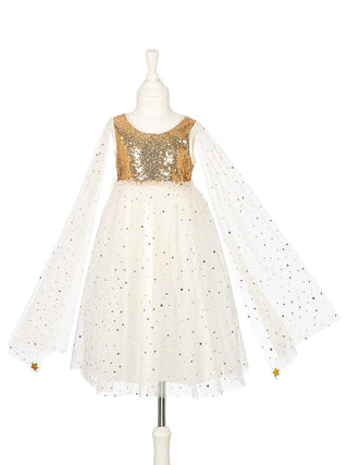 Dorianne Gold Fairy Dress for Kids - Carnival & Festive Use - 5-7 yrs Speedy Monkey LLC