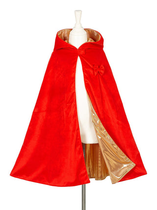 Princess Red Costume Reversible Cape for Kids - Carnival & Festive Use - 4-7 yrs Speedy Monkey LLC