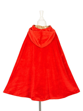 Princess Red Costume Reversible Cape for Kids - Carnival & Festive Use - 4-7 yrs Speedy Monkey LLC