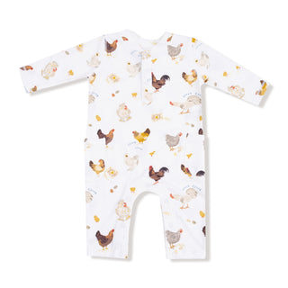 Uni Romper, Collector Chickens 106 Angel Dear Size: 0-3M