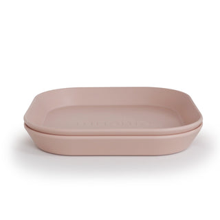 Square Dinnerware Plates, Set of 2DinnerwareMushieColor: Blush