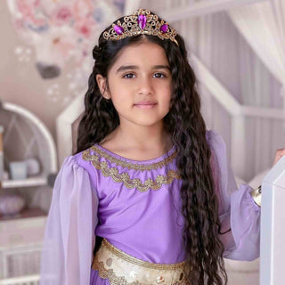 Bailey and Ava Sofi Princess Crown - Purple | Baby Riddle